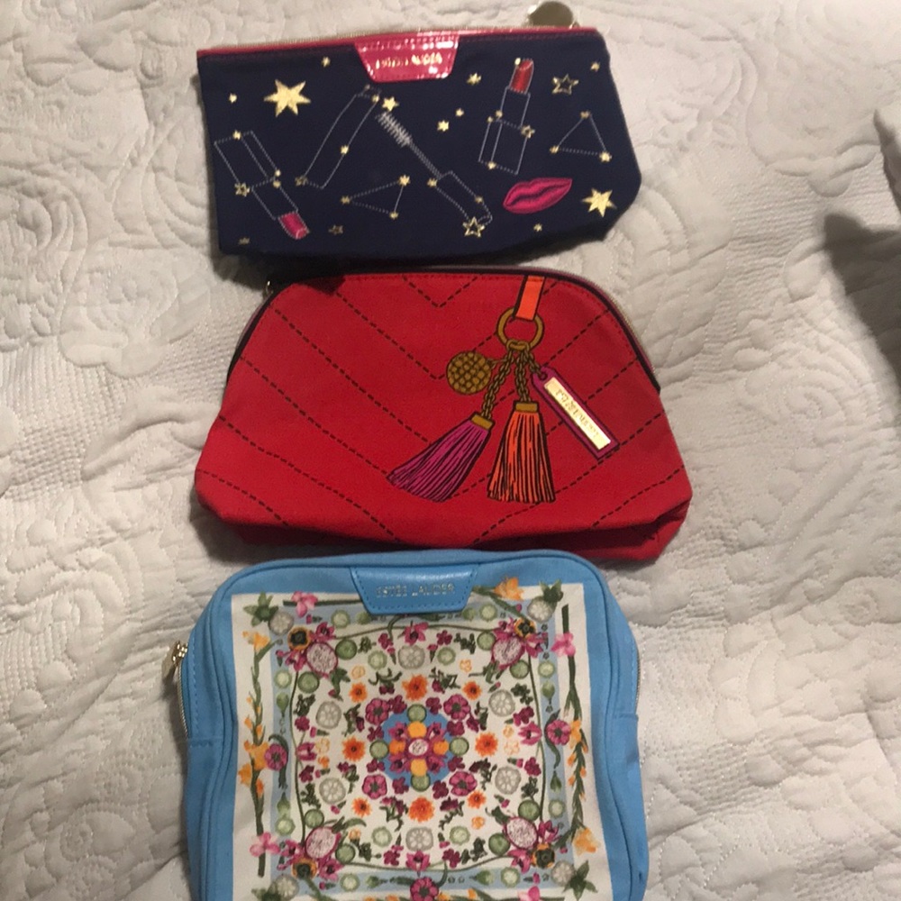 Lot of 3 Estee lauder make up bags
